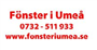 Fönster i Umeå logotyp