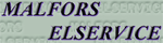 Malfors Elservice logotyp